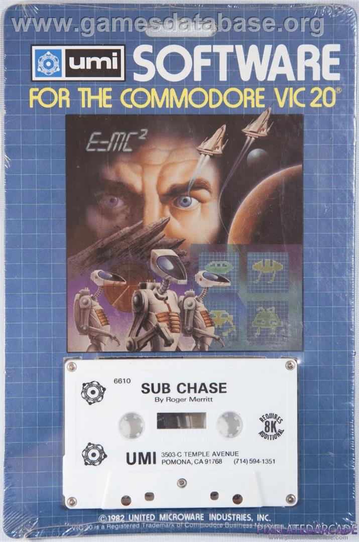 Sub Chase - Commodore VIC-20 - Artwork - Box