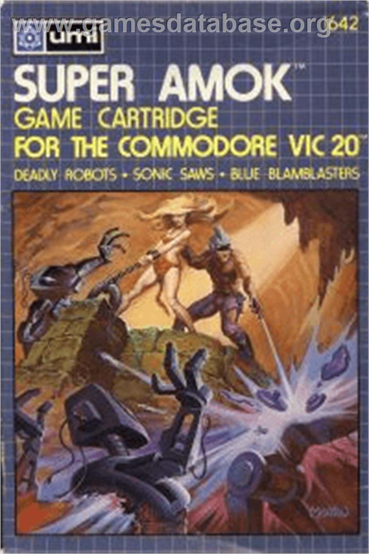 Super Amok! - Commodore VIC-20 - Artwork - Box