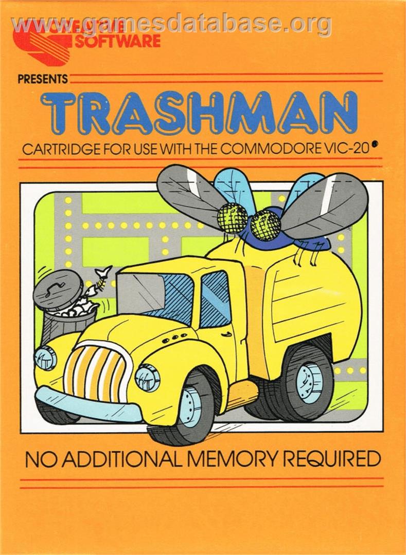Trashman - Commodore VIC-20 - Artwork - Box