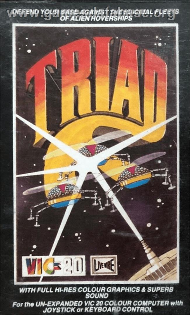 Triad - Commodore VIC-20 - Artwork - Box