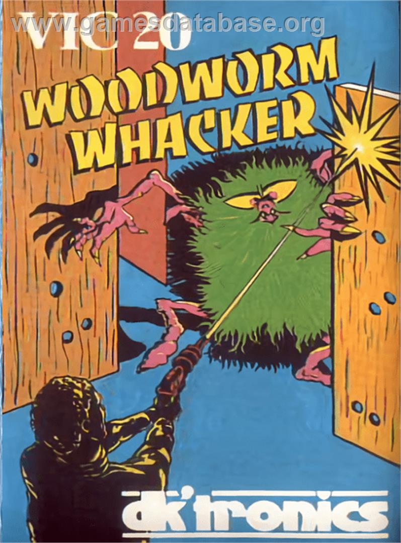Woodworm Whacker - Commodore VIC-20 - Artwork - Box