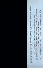 Box back cover for Alphoids on the Commodore VIC-20.