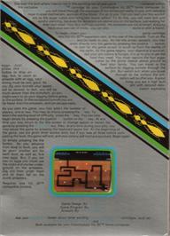 Box back cover for Ant Eater on the Commodore VIC-20.