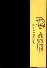 Box back cover for Asteroyds on the Commodore VIC-20.