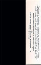 Box back cover for At The Circus on the Commodore VIC-20.