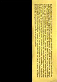 Box back cover for Bewitched on the Commodore VIC-20.