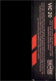 Box back cover for Bug Diver on the Commodore VIC-20.