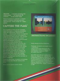 Box back cover for Capture The Flag on the Commodore VIC-20.