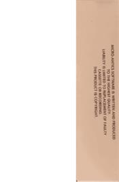 Box back cover for Chicken Challenge on the Commodore VIC-20.