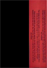 Box back cover for Dam Busta on the Commodore VIC-20.