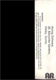 Box back cover for Dot Man on the Commodore VIC-20.