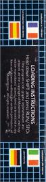 Box back cover for King Tut on the Commodore VIC-20.