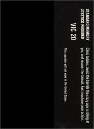 Box back cover for Kongo Kong on the Commodore VIC-20.
