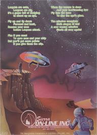 Box back cover for Lunar Leeper on the Commodore VIC-20.