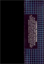 Box back cover for Phantom Attack on the Commodore VIC-20.