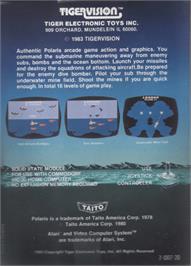 Box back cover for Polaris on the Commodore VIC-20.