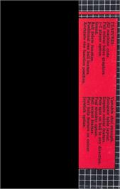 Box back cover for Snooker on the Commodore VIC-20.
