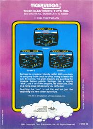 Box back cover for Springer on the Commodore VIC-20.