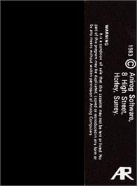 Box back cover for Xeno 2 on the Commodore VIC-20.