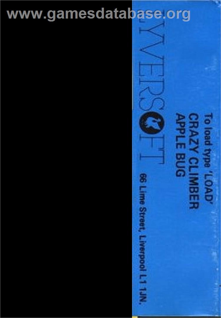 Apple Bug - Commodore VIC-20 - Artwork - Box Back