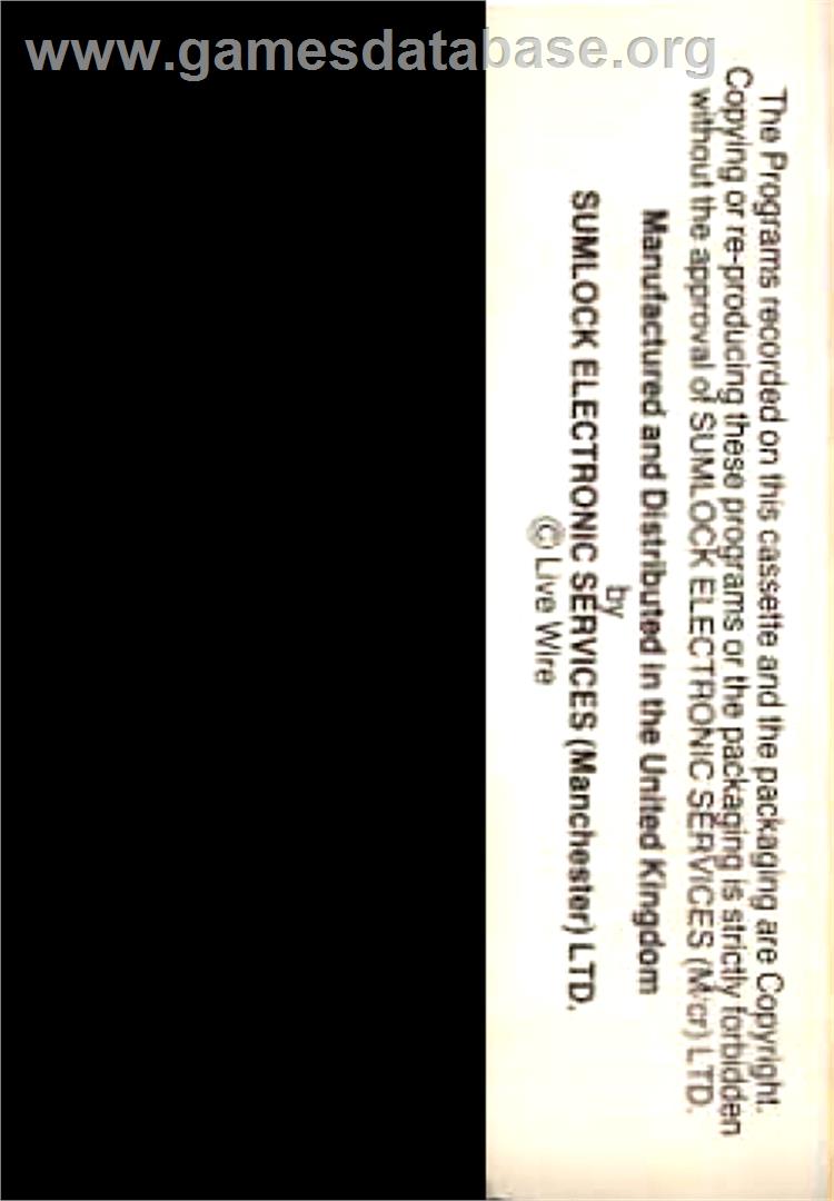 Gridtrap - Commodore VIC-20 - Artwork - Box Back