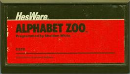 Cartridge artwork for Alphabet Zoo on the Commodore VIC-20.