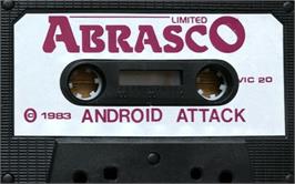 Cartridge artwork for Android Attack on the Commodore VIC-20.