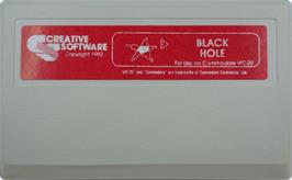 Cartridge artwork for Black Hole on the Commodore VIC-20.