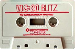 Cartridge artwork for Blitz on the Commodore VIC-20.