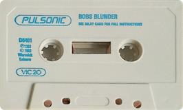 Cartridge artwork for Bobs Blunder on the Commodore VIC-20.