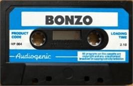 Cartridge artwork for Bonzo on the Commodore VIC-20.