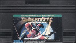 Cartridge artwork for Buck Rogers: Planet of Zoom on the Commodore VIC-20.