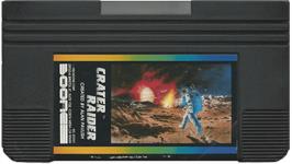Cartridge artwork for Crater Raider on the Commodore VIC-20.