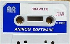 Cartridge artwork for Crawler on the Commodore VIC-20.