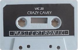 Cartridge artwork for Crazy Cavey on the Commodore VIC-20.