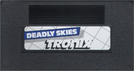 Cartridge artwork for Deadly Skies on the Commodore VIC-20.