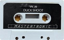 Cartridge artwork for Duck Shoot on the Commodore VIC-20.