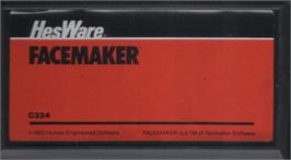 Cartridge artwork for Facemaker on the Commodore VIC-20.