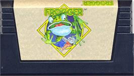 Cartridge artwork for Frogger on the Commodore VIC-20.