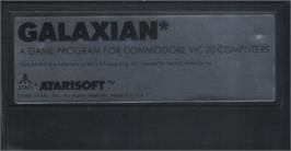 Cartridge artwork for Galaxian on the Commodore VIC-20.