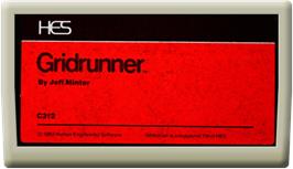 Cartridge artwork for Gridrunner on the Commodore VIC-20.