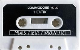 Cartridge artwork for Hektik on the Commodore VIC-20.