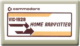 Cartridge artwork for Home Babysitter on the Commodore VIC-20.