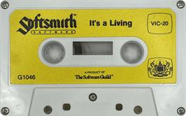 Cartridge artwork for It's A Living on the Commodore VIC-20.