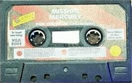 Cartridge artwork for Mission Mercury on the Commodore VIC-20.