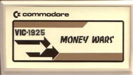 Cartridge artwork for Money Wars on the Commodore VIC-20.