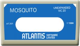 Cartridge artwork for Mosquito on the Commodore VIC-20.