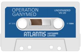 Cartridge artwork for Operation Ganymed on the Commodore VIC-20.