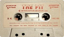 Cartridge artwork for Pit on the Commodore VIC-20.