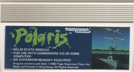 Cartridge artwork for Polaris on the Commodore VIC-20.